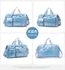 Nova Bolsa Esportiva Fitness Versátil e na Moda para Homens e Mulheres, Bolsa de Viagem Multifuncional de Grande Capacidade para Fitness Yoga