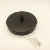 Placa de Borde Recto Diy100 Placa de Techo Base Accesorios para Lámparas de Hierro Base de Instalación para Lámpara de Pared Candelabro con Tornillos