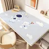 Tapete de mesa de astronauta, tapete de mesa para escrita de estudante, tapete de mesa especial para crianças, toalha de mesa para mesa de estudo e escrita, tapete de mesa