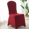 Exclusivo para capa de cadeira de cor pura e cobertura total para travessia de fronteira, capa de cadeira elástica para hotel, decoração de banquete de casamento, capa de cadeira de hotel