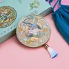 Fabricante Espejo de Mano Pequeño Fresco Espejo de Maquillaje Celebridad de Internet Panda Souvenir Cultural y Creativo de Xi'an Artesanías de Viaje Venta al por Mayor