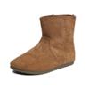 Sapatos Infantis 2025 Outono Couro Nobuck Estilo Coreano Moda Meninas Mary Jane Botas de Couro Botas de Cano Alto Estilo Western Botas de Princesa