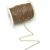 Cadena de cola de acero inoxidable para retener el color, pulsera, cadena de ajuste, cadena para joyería DIY, cadena de cobre hecha a mano, cadena suelta