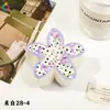 Qiyue transfronteiriço Europa e Estados Unidos impressão UV grampo de cabelo bauhinia flor de ovo clip de tubarão clipe de flor moda criativa atacado