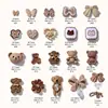 Ornamento de unha de urso de celebridade da internet flor laço fita pingente biscoitos de amor usar ornamentos atacado
