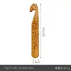 Crochê de Cristal Transparente Plástico Grosso Agulha de Crochê para Suéter Gancho Ferramenta de Tricô para Lã Grossa Conjunto de Tricô para Lã