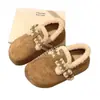 Botas de Neve de Pelúcia para Mulheres com Aumento de Altura, Novo Estilo Inverno 2025, Forradas com Lã, Engrossadas, Quentes, Sapatos Birkenstock de Cobertura Total