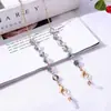 Corrente para pendurar máscara de moda 2022 corrente para pendurar no olho corrente de cristal cordão para olho fabricantes estoque