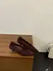 Sapatos Femininos Chuyuji Bico Fino Cadarço Francês Salto Agulha Alto Outono 2026 Camurça Sapatos Profissionais de Trabalho para o Dia a Dia