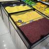 Supermercados Especializados em Vitrines Personalizadas para Sementes Torradas Comerciais Vitrines para Exibição de Sementes Torradas Transparentes Visíveis de Aço Inoxidável 304