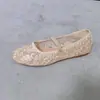 Sapatos Baixos de Malha Respirável para Mulheres, Tamanho Grande, Boca Rasa, Estilo Casual, Novos para o Verão de 2026, Sapatos para Mãe