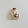 Chapéu de Bebê Qiunan Outono e Inverno Novo Estilo Meninos e Meninas Boina de Coelho Chapéu de Tricô para Bebê Chapéu Quente de Lã