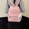 Mochila de moda de verano 2026, linda y de estilo coreano, con lentejuelas de estrella, de gran capacidad, simple y versátil