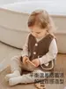 Chaleco para Bebé Otoño Invierno Ropa de Abrigo Bolsillo Dulce Chaleco sin Mangas Ropa Interior para Bebé Cálido Lindo Top Manto de Felpa
