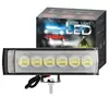 Foco Led Intermitente Corto de Tres Caras con Luz Amarilla y Blanca, Alta Transparencia, Foco Alto y Bajo Brillante Integrado, Impermeable, Lámpara Auxiliar de Luz Fuerte