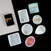 Productos Yixing, molde de pegamento de gota de cristal, material colgante con agujero, espejo, collar, molde de silicona, pequeño, mañana mismo