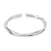Anillo Möbius de Plata 9999 Pulsera de Plata Esterlina para Hombre y Mujer Pareja Pulsera de Plata Regalo Pulsera Abierta para Novia
