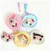 Linda y juguetona funda pequeña de jade Yuyu para auriculares, monedero, tarjetero para estudiante, llavero, bolsa estilo chica suave, monedero para llaves, bolsa de almacenamiento