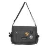 Bolsa Mensageiro Transversal Casual de Trabalho Estilo Japonês Tendência Funcional Multi-Bolsos Bolsa de Ombro Unissex Grande Capacidade