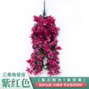 Plantas Artificiais Penduradas em Estoque Transfronteiriço, Trepadeiras de Flores de Seda Buganvília, Flores Artificiais para Decoração de Casamento em Varanda, Flores Decorativas de Engenharia