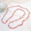 Cuentas sueltas de grava de forma irregular, accesorios de joyería DIY, cuentas de pulsera semiacabadas de grava de cristal de piedra de colores