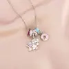 Collar Colgante de Carrusel de Aceite Goteante para Joyería Esmaltada Moda Femenina Infantil Colorido Dopamina Donut Cadena para Clavícula