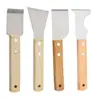 Raspador de Fundo de Panela de Aço Inoxidável Importado Yangjiang Gadget de Remoção de Óleo Raspador de Limpeza de Cozinha Japonês Faca de Cantos Limpeza Doméstica da Cozinha