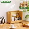 Estante de almacenamiento para condimentos de superficie de mesa de cocina, estante de fijación de suministros, gabinete de almacenamiento multifuncional en capas, artefacto de gabinete