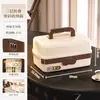 Caja de Almacenamiento de Contraseñas, Caja de Almacenamiento de Plástico con Tapa, Gran Capacidad, Caja de Almacenamiento para el Hogar con Cerradura, Caja de Almacenamiento para Objetos de Valor y Documentos