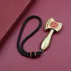Suministrado directamente por el fabricante: Hacha de latón macizo que trae fortuna, un pequeño colgante para la buena suerte y la fortuna, adecuado para uso personal y colección, venta al por mayor
