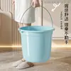 Cubo de Plástico, Cubo Transparente para Almacenamiento de Agua, Cubo Espesado para Baño, Cubo Portátil para Dormitorio de Estudiante, Lavandería Doméstica, Capacidad Extra Grande
