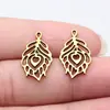 23X13mm 0.9g Multicolor DIY Aleación Joyería Accesorios Animales Voladores Pluma de Pavo Real Colgante