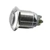 Loniu 19mm Sin Luz Cabeza Alta Tornillo de Bloqueo Automático Pie Botón Pulsador Metálico 12/16/19/22mm