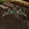 Acessórios para cabeça de coroa retrô transfronteiriça para crianças, princesa, aniversário, coroa, faixa de cabeça, meninas, dança, performance, atividade, vestido