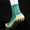 Meias esportivas de tubo médio antiderrapantes SHEIN TEMU para futebol, masculinas e femininas, com sola de toalha espessa e respirável