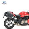 Muscle car Lobo adequado para corrida Qianjiang 600 bolsa lateral bolsa lateral retrô caixa lateral modificação bolsa para capacete impermeável liberação rápida especial