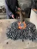 Alavanca de Desmoldagem para Marcenaria de Aço Rosqueado Fundida à Mão, Alavanca de Aço Especial com Cabeça Chata para Vergalhão, Alavanca Longa, Barra de Levantamento para Moldes de Madeira