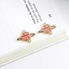 DIY Hecho a Mano Accesorios de Joyería Aleación Esmalte Dijes de Tierra Estrella Pendientes Materiales para Pendientes Venta al por Mayor