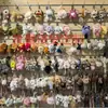 Al por mayor spot nuevo colgante de felpa llavero colgante de muñeca pequeña colgante de muñeca de dibujos animados colgante de rana