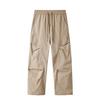 Pantalones de Seda Helada de Verano 2025 Transpirables para Hombre Holgados Rectos Casuales Estilo Hong Kong Pantalones de Trabajo Adelgazantes de Secado Rápido