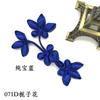 Botão Baixi Coração Preenchido à Mão Algodão Cheongsam Fivela Fivela de Algodão Botão de Flor de Gardênia Étnico Retrô Botão para Roupa de Palco