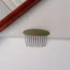 Grampo de Cabelo Simples de Cor Sólida Estilo Coreano para Meninas, Pente para Parte de Trás da Cabeça, Grampo de Cabelo para Franja Lateral