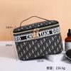 Bolsa de lavado portátil de moda con diseño de flores antiguas, bolsa de cosméticos de gran capacidad, bolsa de viaje impermeable de cuero PU, bolsa de almacenamiento de cosméticos
