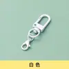 Cadena para puerta con pintura de color, llavero colgante de 14 mm con cierre de langosta, cierre giratorio de metal para perro, accesorios de joyería para hacer uno mismo.
