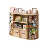 Estantería de juguete de madera maciza transfronteriza Estantería de almacenamiento de juguetes para jardín de infancia Montessori Estantería de libros para niños multicapa Organizador de juguetes