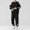 Moletom Masculino Roupa Esportiva 2024 Novo Primavera e Outono Jaqueta Gola Careca Pulôver Calças de Moletom Largas Pacote Casal Conjunto de Duas Peças