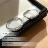 Anel de Casal Pixiu da Sorte em Prata Esterlina 925 para Homens e Mulheres, Anel Liso de Design Nicho, Anel Aberto Ajustável para Dedo Indicador