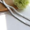 Cuello puño doble capa hongo blanco encaje elástico banda elástica ropa dientes de perro hecho a mano diy decoración