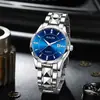 Reloj de Pulsera de Lujo para Hombre de Negocios con Fecha Semana Resistente al Agua Luminoso Reloj para Hombre Acero Inoxidable Moda Relojes de Cuarzo para Hombres