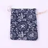 Bolsa Saco de Algodão Estampado com Cordão Repelente de Mosquitos, Bolsa de Compras Publicitária com Cordão, Bolsa de Algodão Herbal, Armazenamento com Logo Personalizável